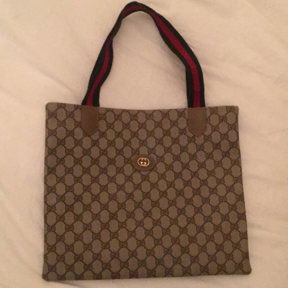Gucci vintage tote- Authentic- rare- top condition